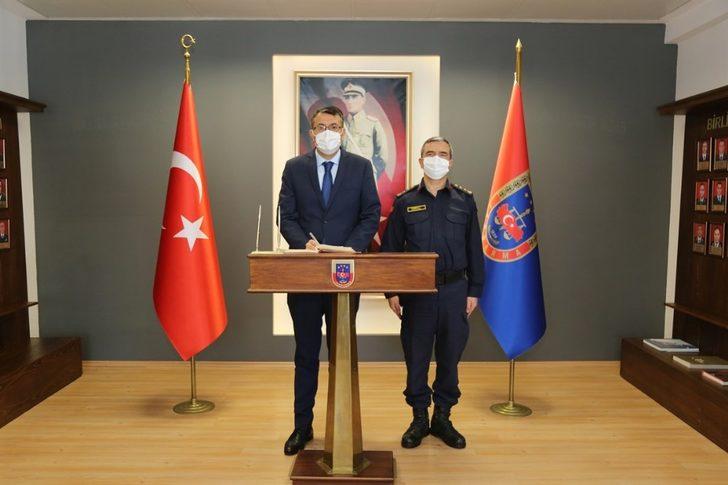 Vali Ali Çelik’ten İl Jandarma Komutanlığı’na ziyaret G3
