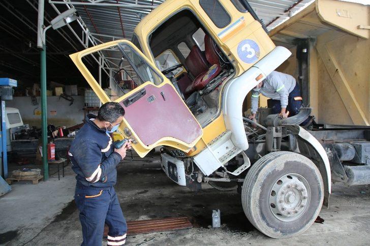 Makine İkmal tamir edip yeniliyor, Akdeniz Belediyesi tasarruf ediyor G1
