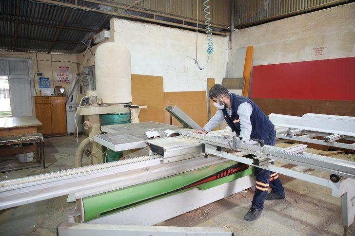 Makine İkmal tamir edip yeniliyor, Akdeniz Belediyesi tasarruf ediyor G4