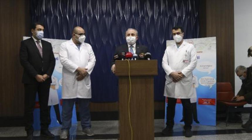 TBMM Başkanı Mustafa Şentop koronavir&uuml;s aşısı oldu