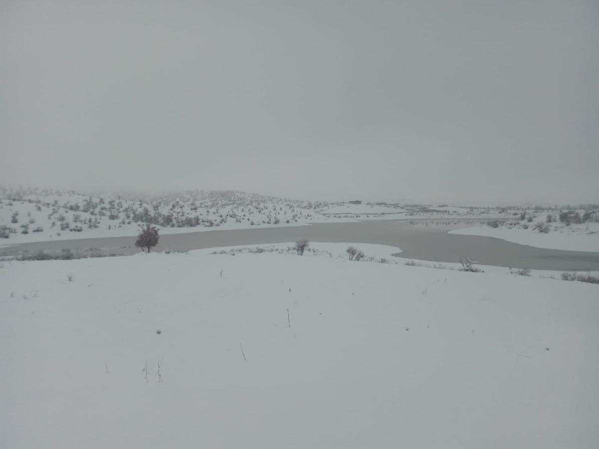 Kulp&rsquo;taki sulama g&ouml;leti son yağışlarla hayat buldu