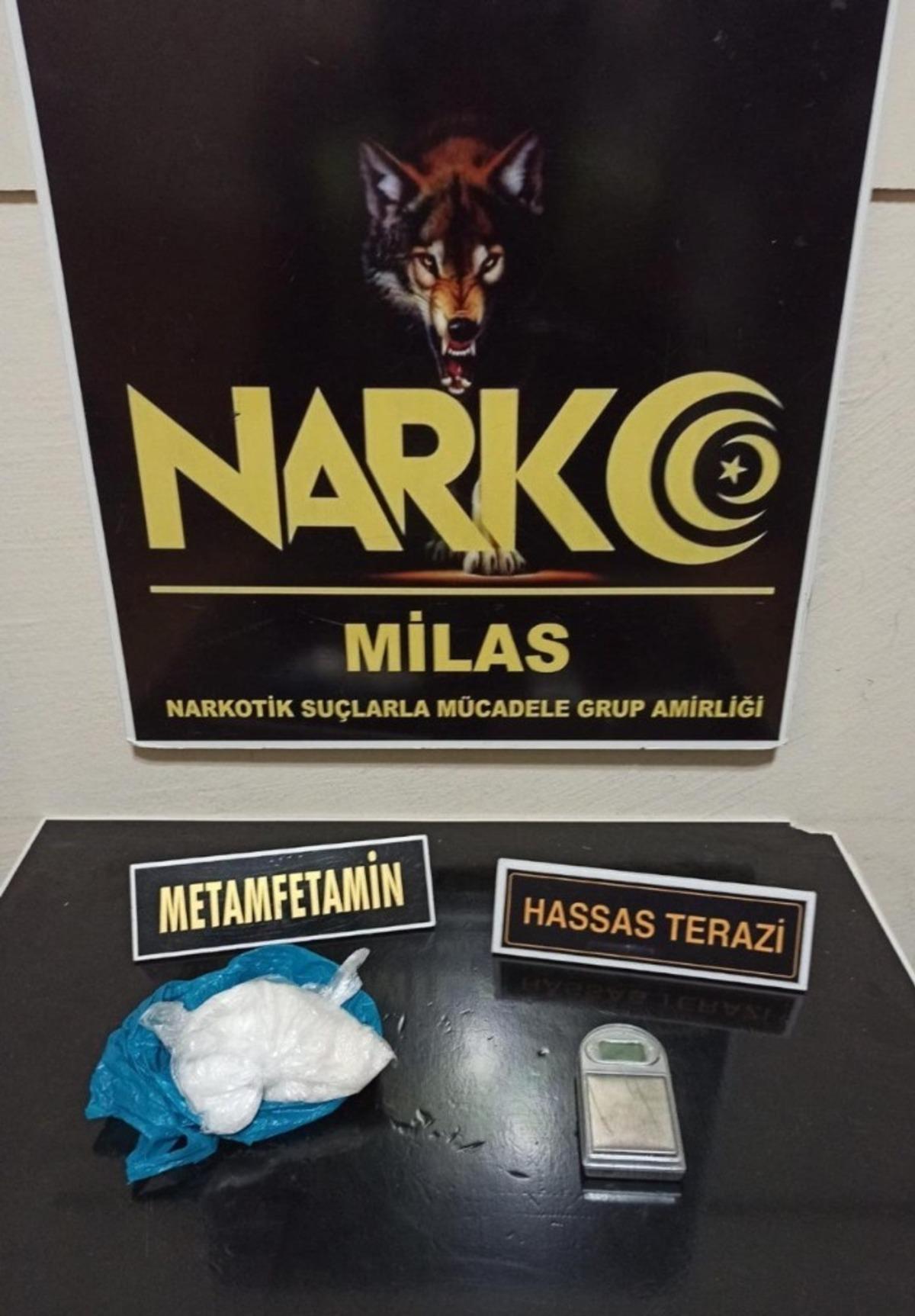 Milas&rsquo;ta narkotik ekiplerinden şok uygulama