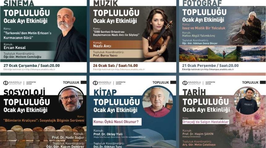 &ldquo;&Ccedil;evrim i&ccedil;i &Ouml;ğrenci Toplulukları&rdquo; yeni d&ouml;nemde de &ouml;ğrencileri yalnız bırakmıyor