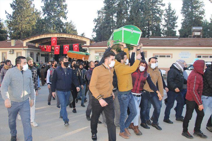 Gaziantep'teki yangında ölen 2 çocuğun cenazesi defnedildi G2