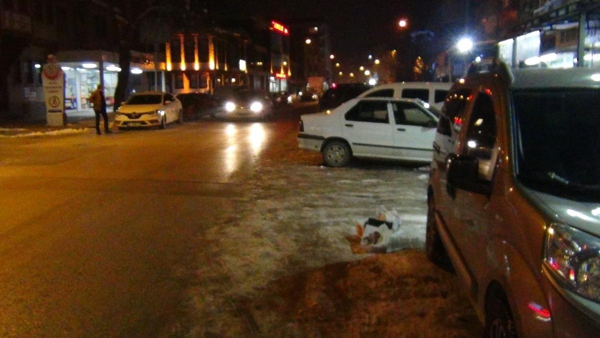 İneg&ouml;l&rsquo;de hava buz kesti
