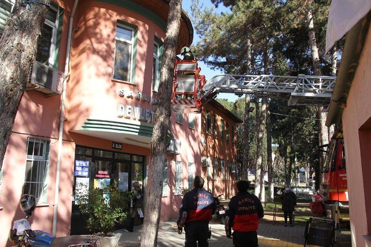 Kula Devlet Hastanesi’nde yangın tatbikatı G1