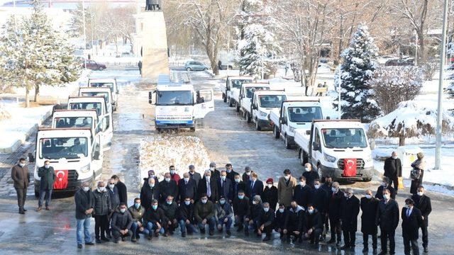 Erzincan’da hibe edilen araçların anahtar teslim töreni yapıldı