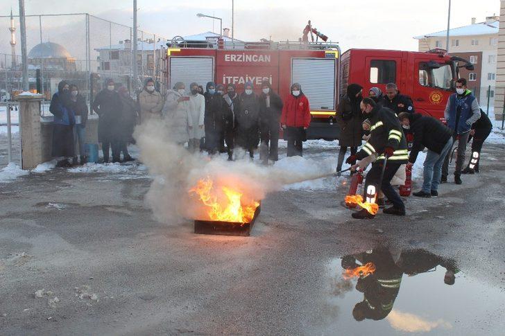 Gençlere yangın eğitimi verildi G3
