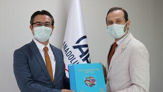 TRT Çocuk Kanal Koordinatörü Durmuşoğlu, AA Bursa Bölge Müdürü Aksoy'u ziyaret etti