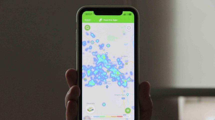 Diyarbakır'da koronavirüs vakaları düştü harita yeşile döndü