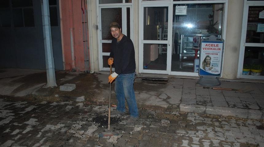 Soğuk g&uuml;nlerin fedakar iş&ccedil;ileri