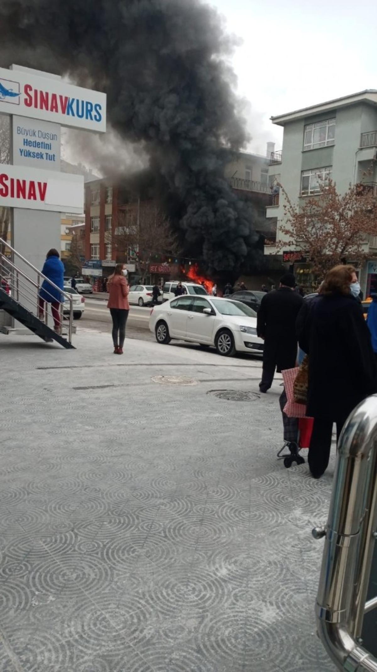 Başkent&rsquo;te korkutan yangın