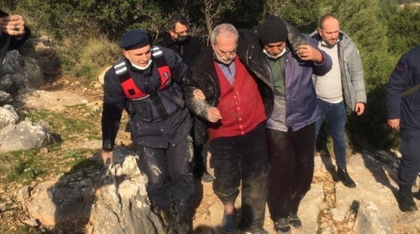 D&uuml;n kaybolan yaşlı adamı jandarma buldu