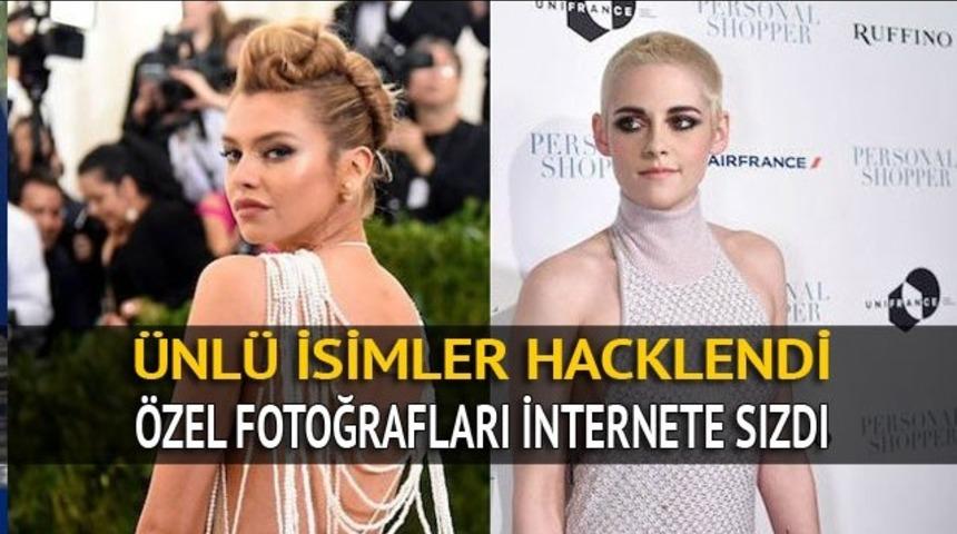 Ünlüler hacklendi! 2. çıplak resim skandalı: Kristen Stewart ve Miley Cyrus'un çıplak fotoğrafları internete sızdı! 