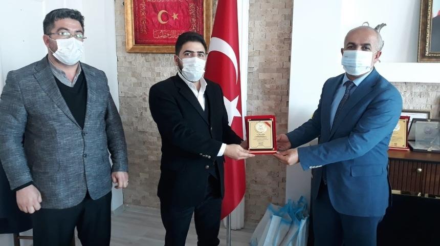 T&Uuml;GVA İl Temsilcisi Deniz&rsquo;den Başkan Ensari&rsquo;ye ziyaret