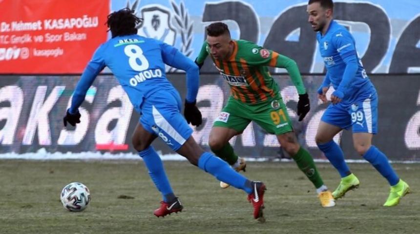 MAÇ SONUCU | Alanyaspor 1-1 Erzurumspor