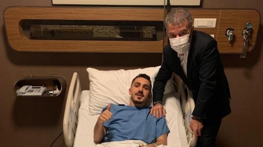 Trabzonsporlu futbolcu Abdülkadir Ömür, ameliyat edildi
