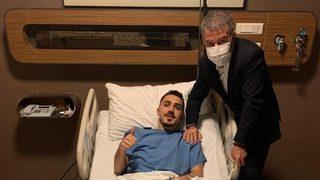 Trabzonsporlu futbolcu Abdülkadir Ömür, ameliyat edildi