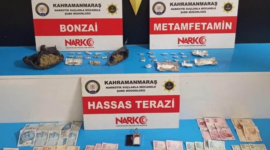 Kahramanmaraş&rsquo;ta uyuşturucuya 4 tutuklama