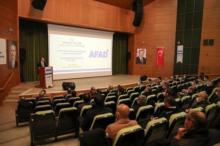 Bayburt’ta Afet Risk Azaltma Planı Bilgilendirme Toplantısı düzenlendi G4