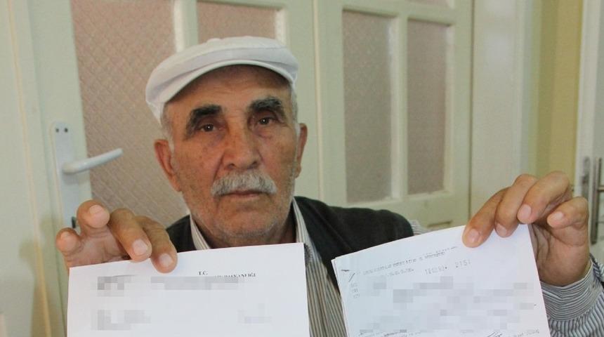 Dede evinin üzerinden yol geçirildi, derdini kimseye anlatamadı