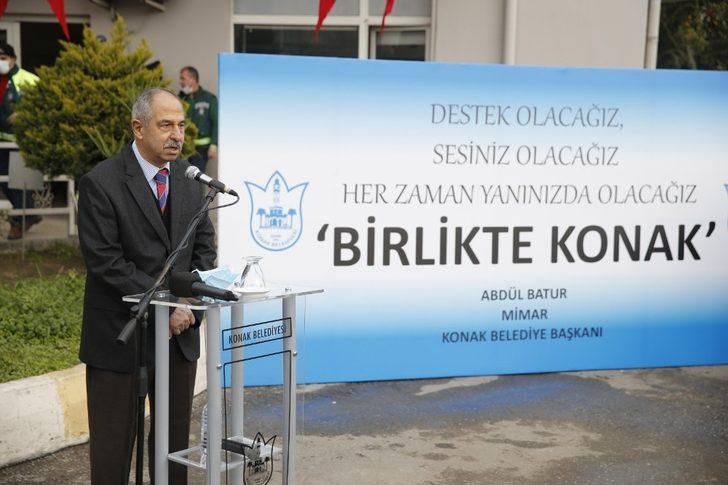 Konak’ta apartman görevlilerine temizlik seti G4