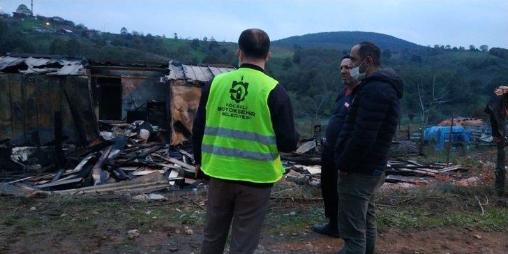 Evi yanan ailenin imdadına Büyükşehir yetişti G3