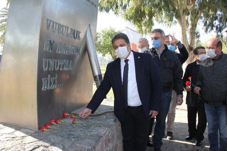 Mersinli gazeteciler Uğur Mumcu’yu andı G3