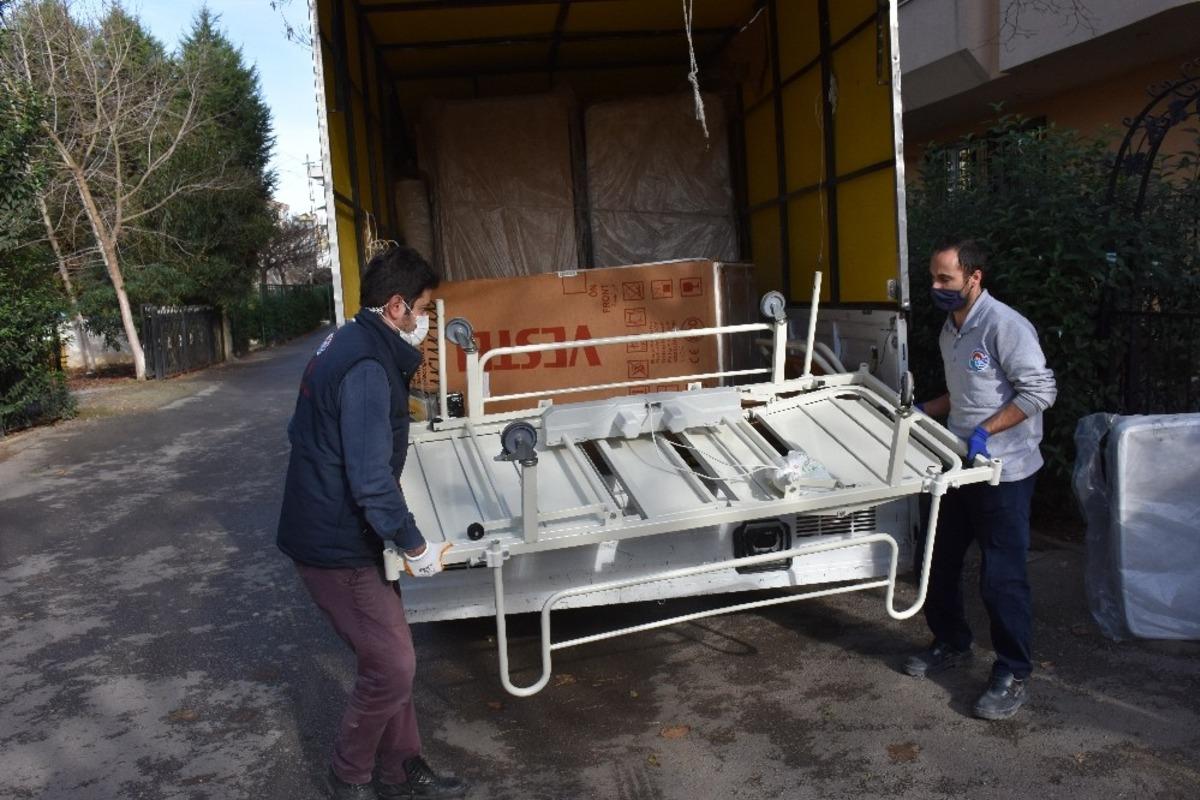 Tuzla&rsquo;da bakıma muhta&ccedil; hastalara hasta yatağı hizmeti