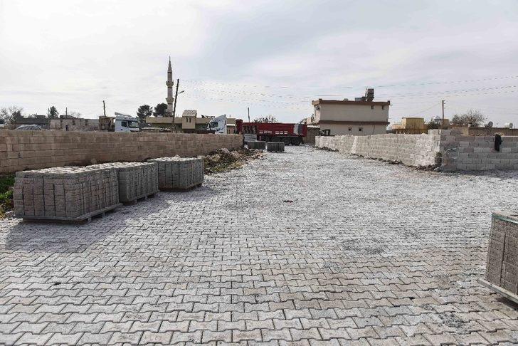 Ceylanpınar’da kilitli parke çalışması G2