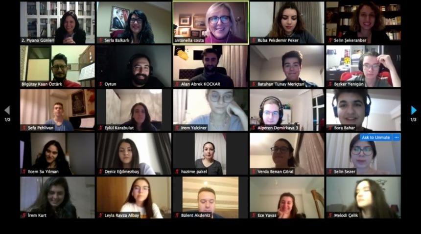 &Ccedil;evrim i&ccedil;i olarak d&uuml;zenlenen İkinci Piyano G&uuml;nleri etkinliği yayınlandı