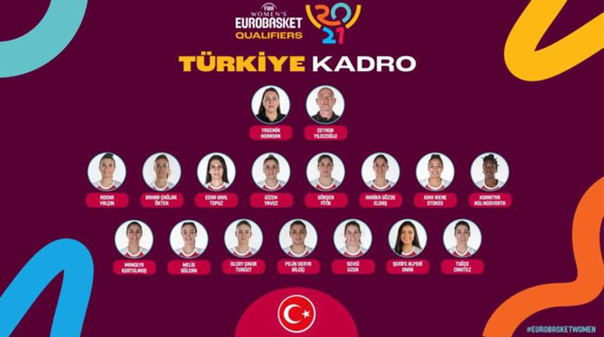 A Milli Kadın Basketbol Takımı'nın aday kadrosu belli oldu