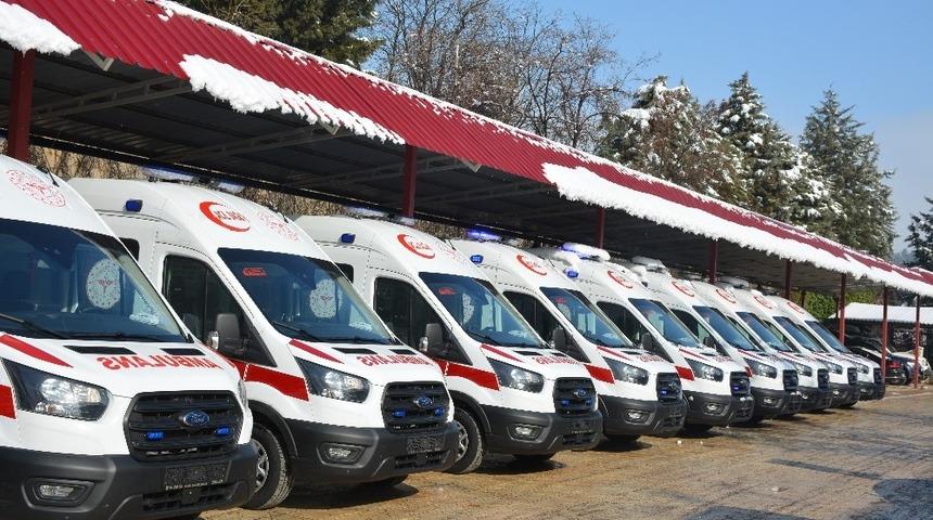 Kahramanmaraş’ta ambulans sayısı 90’a ulaştı