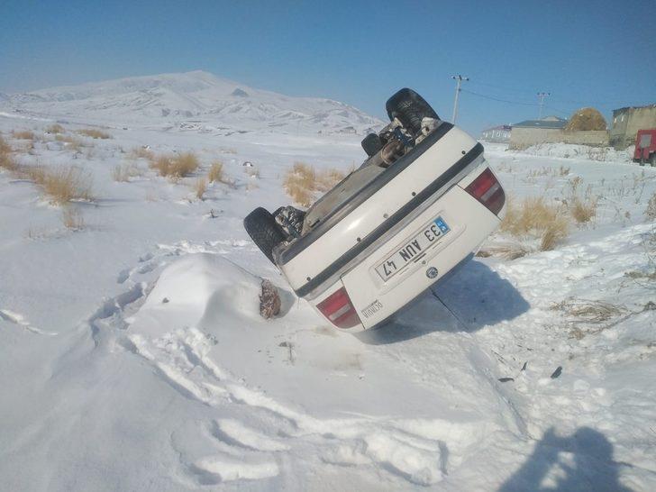 Kontrolden çıkan otomobil takla attı: 3 yaralı G5
