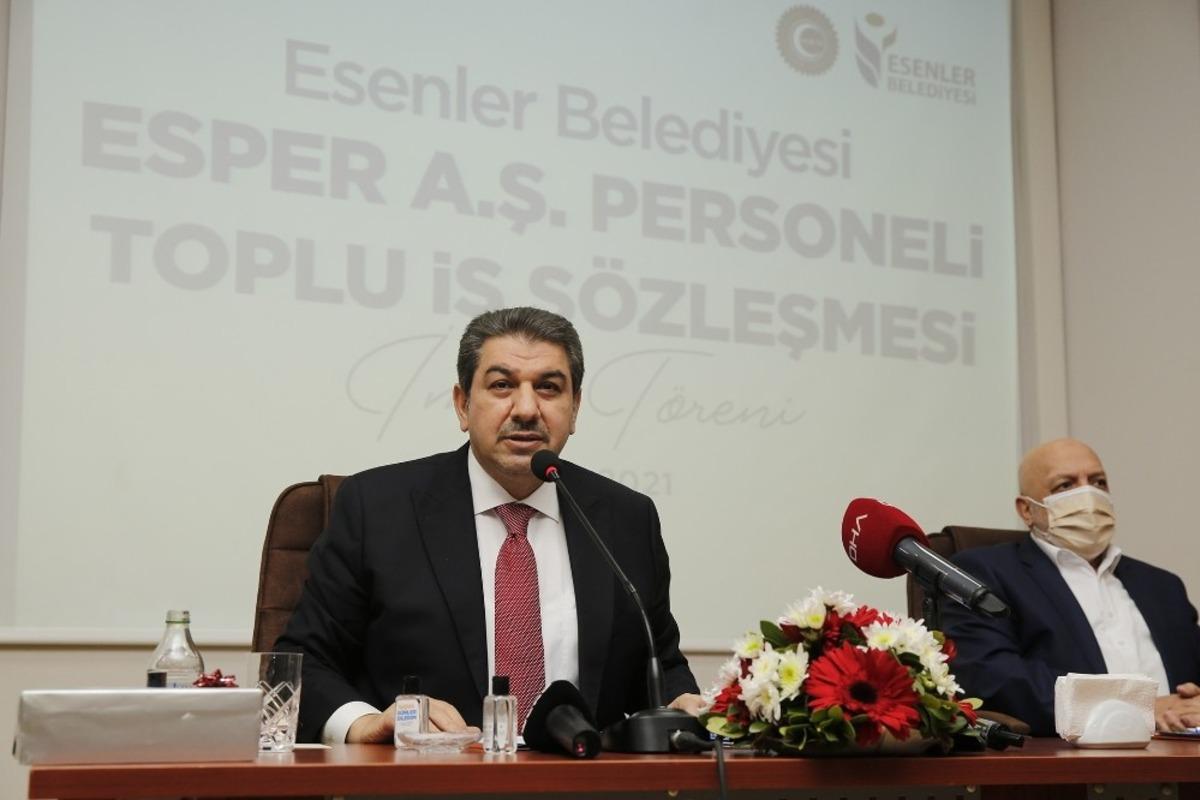 Esenler Belediyesi&rsquo;nde toplu s&ouml;zleşme sevinci