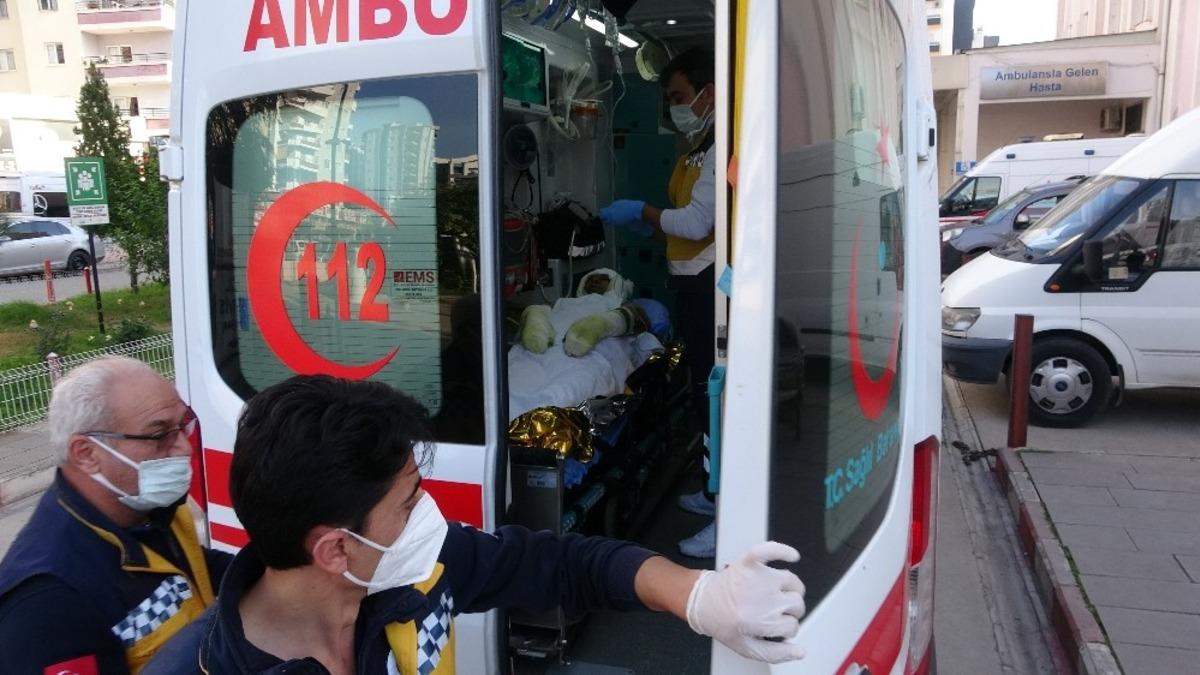 Tamirhanedeki LPG&rsquo;li otomobilde patlama: 4 yaralı