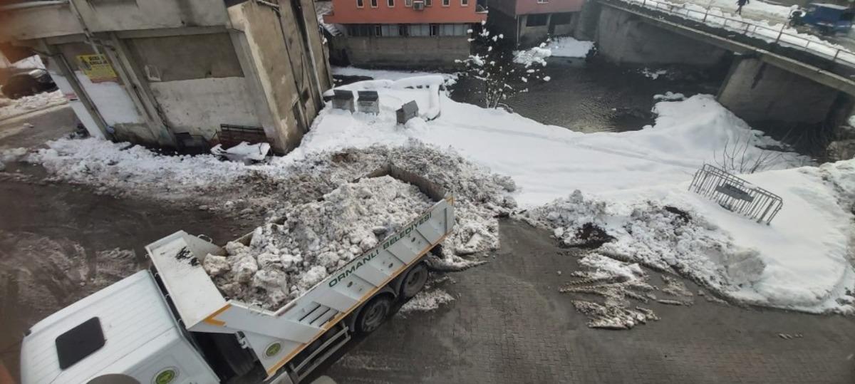 Ormanlı&rsquo;da t&uuml;m yollar a&ccedil;ıldı