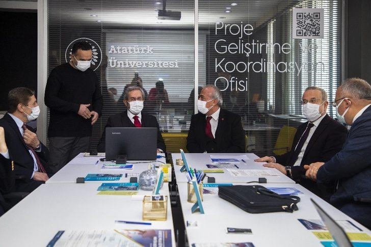 Ankara Üniversitesi Rektörü Prof. Dr. Necdet Ünüvar, Atatürk Üniversitesinin konuğu oldu G2