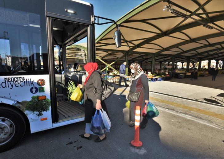 Altınordu Belediyesi’nden ’Şirin Pazar’a ücretsiz servis G3