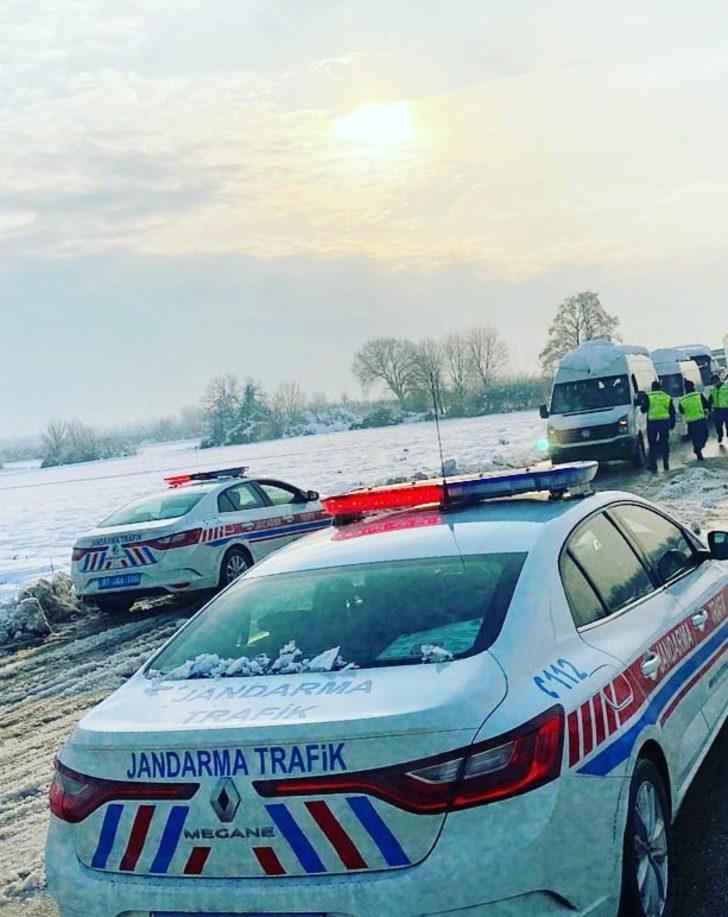 Jandarmadan ’kış lastiği’ denetimi G2