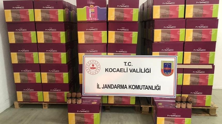 Kocaeli&rsquo;de 150 bin TL değerinde sahte deodorant ele ge&ccedil;irildi