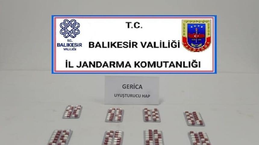 Ayvalık’ta 110 adet uyuşturucu hap ele geçirildi