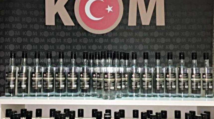 Kırıkkale&rsquo;de 56 litre sahte etil alkol ele ge&ccedil;irildi
