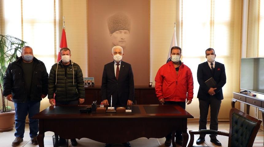 Denizcilerden Başkan Gürün’e teşekkür