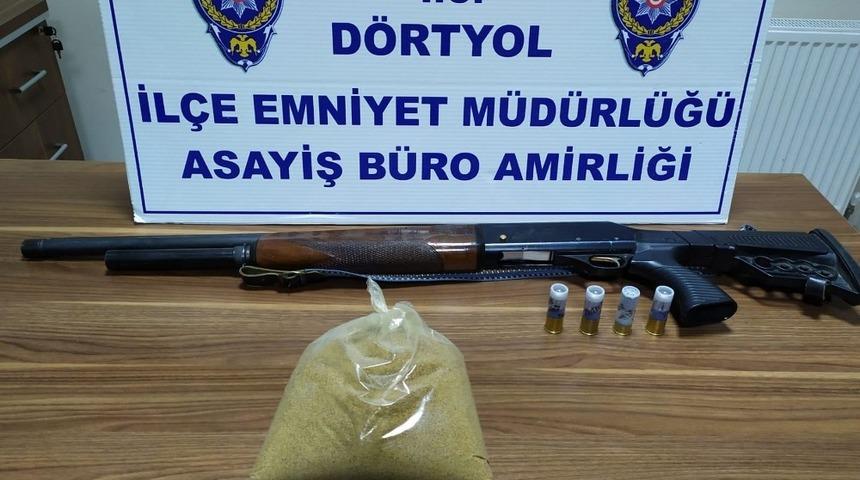 D&ouml;rtyol&rsquo;da 1 kilo 100 gram kannabinoid uyuşturucu ele ge&ccedil;irildi