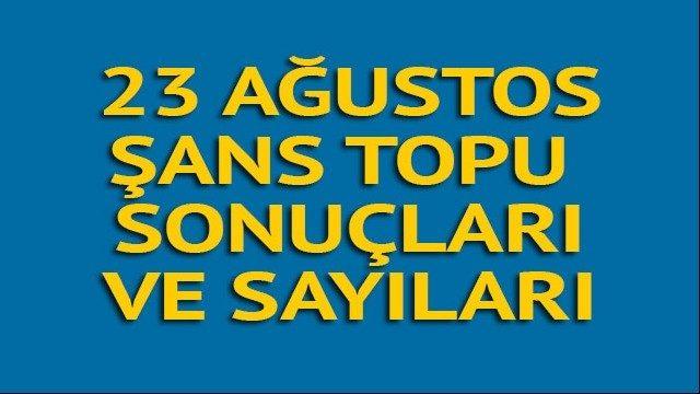 Şans Topu sonuçları 23-08-2017: İşte Milli Piyango Şans Topu 845. hafta sayıları