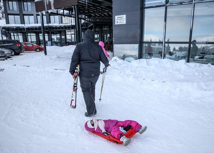 Uludağ'da sömestr tatili yoğunluğu yaşanıyor G3
