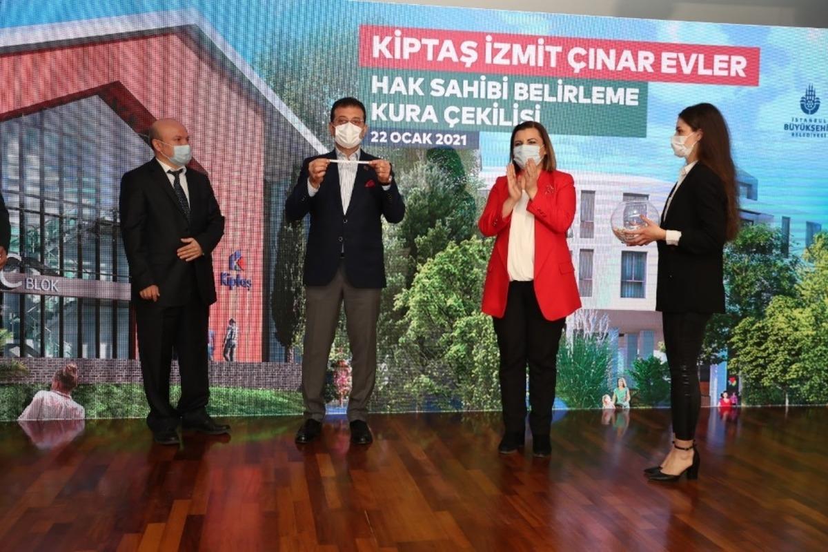 İzmit &Ccedil;ınar Evler&rsquo;nde hak sahipleri kurayla belirlendi