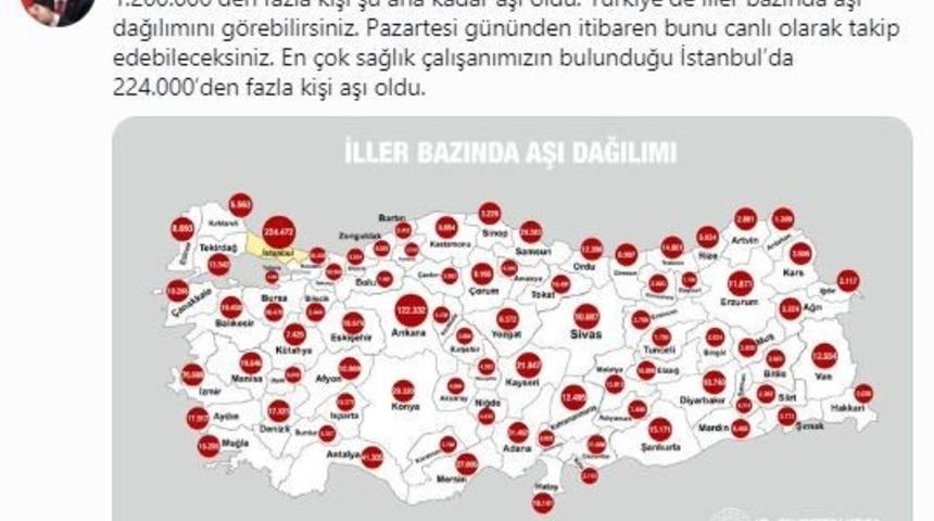Denizli&rsquo;de 17 bin 523 kişi aşı oldu