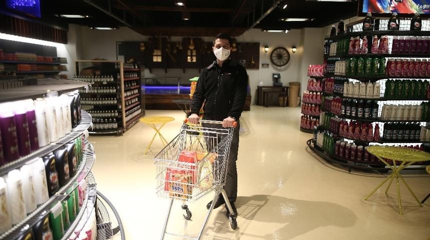 Bu market arabaları mikropları öldürüyor